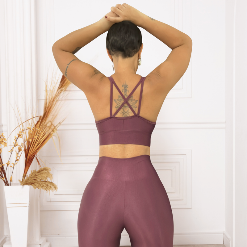 Conjunto Legging Básica + Top- Ana