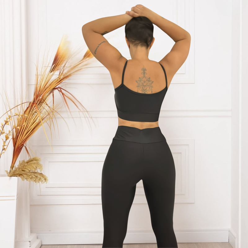 Conjunto Legging + Top Alça Fina - Bella